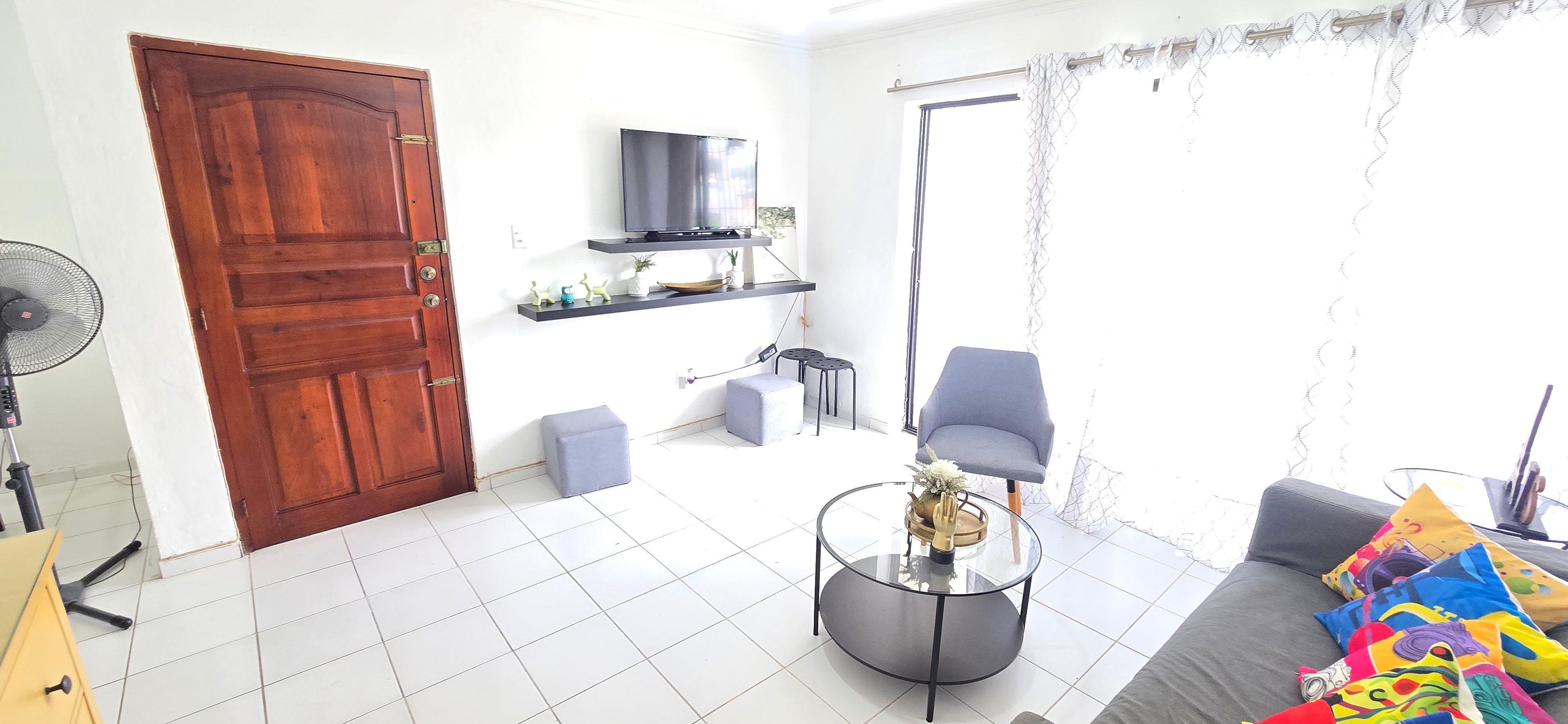 apartamentos - RENTO 3ER PISO AMUEBLADO ATRAS DE UNION MEDICA SANTIAGO  9