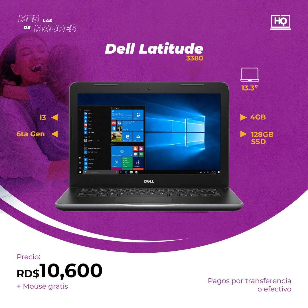 computadoras y laptops - Dell Latitude E6520/Core i5-6ta @2.40 GHZ 128GB HDD 4GB RAM/Mouse Gratis 