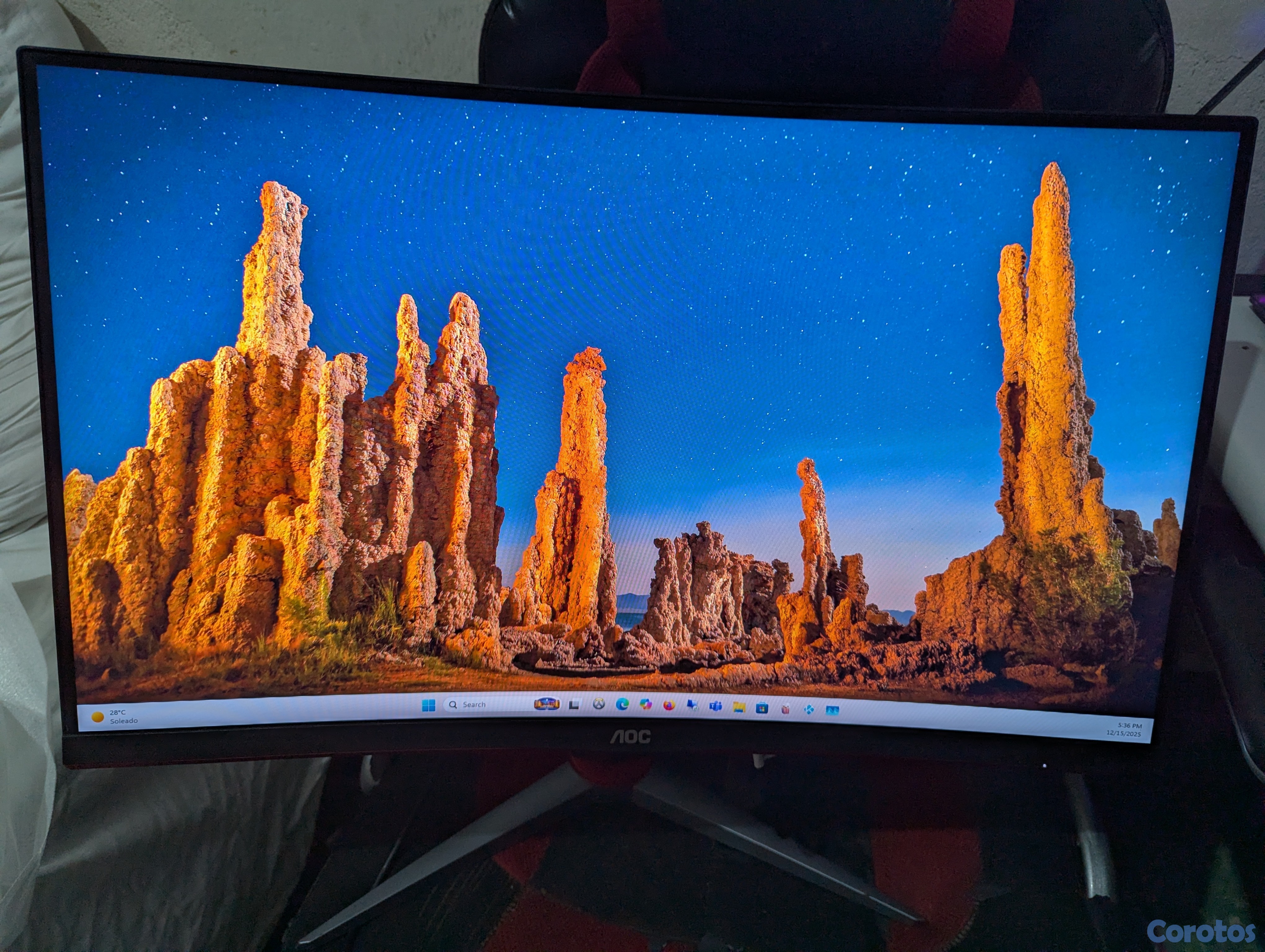 computadoras y laptops - Monitor Gaming AOC C27G2 27" Curvo 1