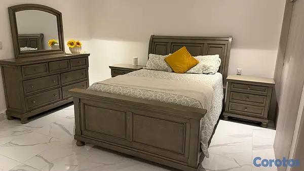muebles y colchones - juego de dormitorio con colchón y matress  3