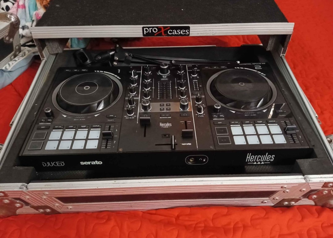 camaras y audio - Plato de DJ Hércules Impulse 500  3