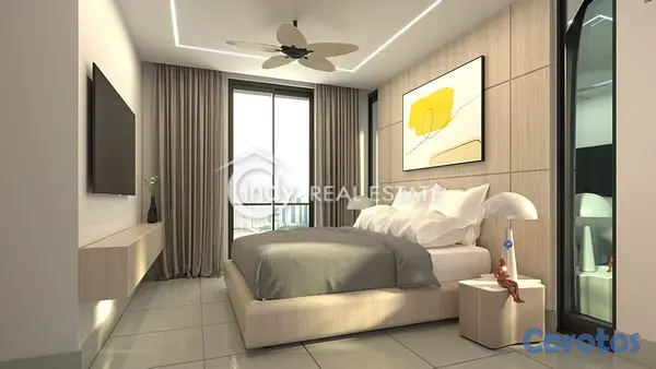 apartamentos - Apartamento 102m², 3 Hab, Piscina en Santiago 4