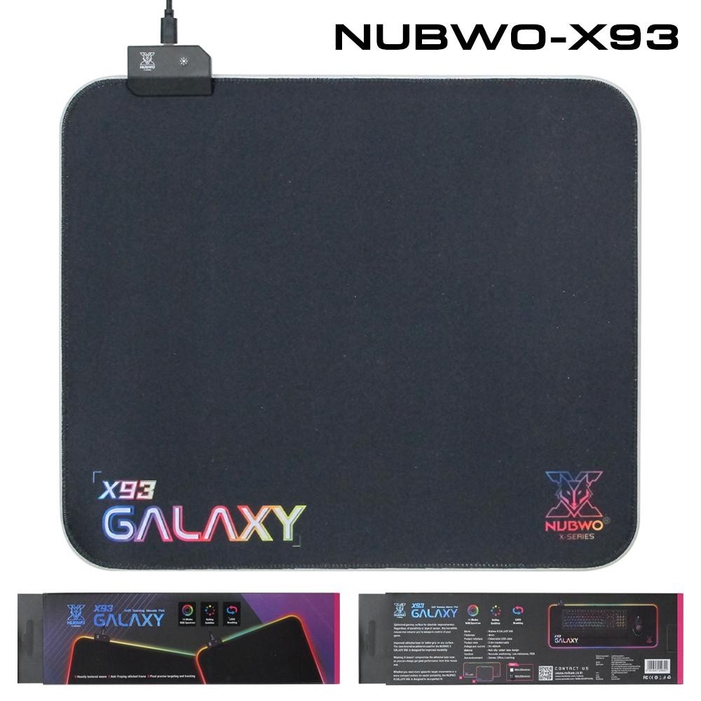 accesorios para electronica - Mousepad Gaming RGB  GALAXY  X93 de escritorio para mouse, Goma Impermeable 1
