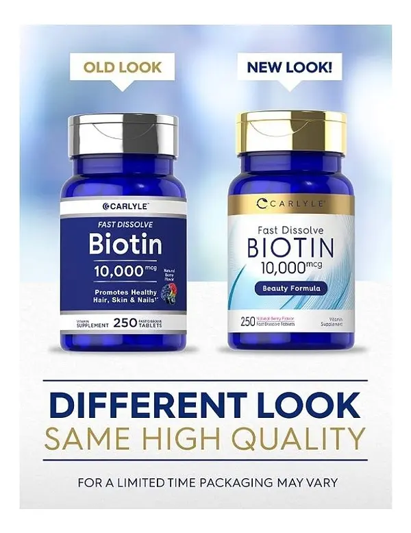 Salud y Equipamiento Médico - Biotina | 10000 Mcg | 250 Uds 7