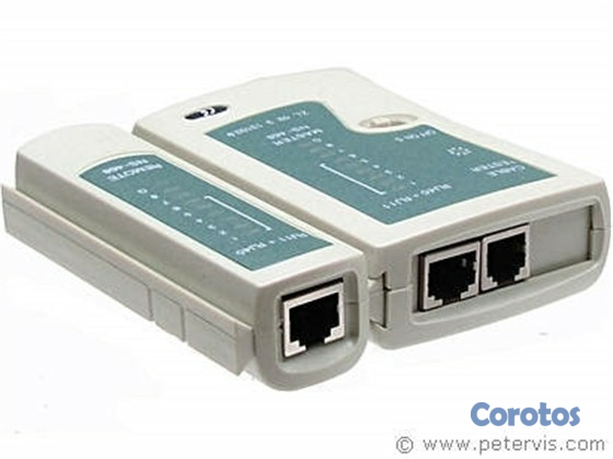 accesorios para electronica - PROBADOR DE CABLES AGILER PARA REDES PARA CAT5, CAT6, UTP, STP, RJ45 INCLUYE UNI 1