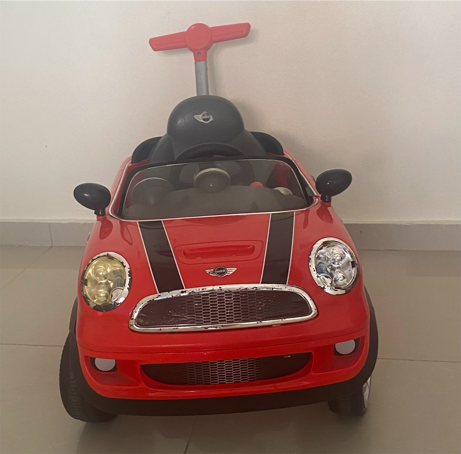 juguetes - Carro para montar Mini Cooper de niños.