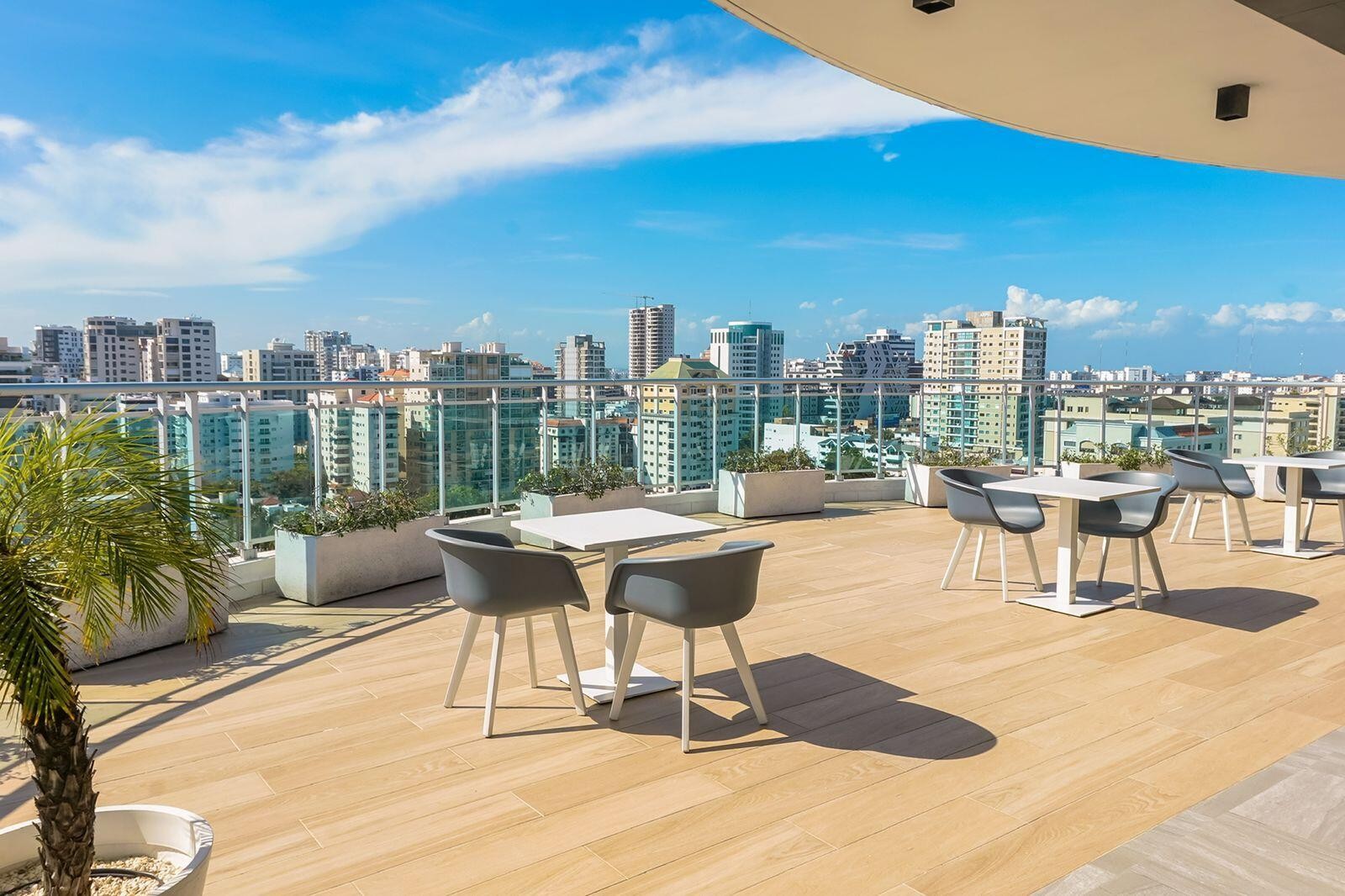 apartamentos - Apartamento en modernas torre Piantini Amueblado de Una Habitación 0
