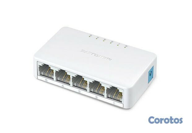 accesorios para electronica - Switch de escritorio mercusys de 5 puertos 10/100Mbps MS105 3
