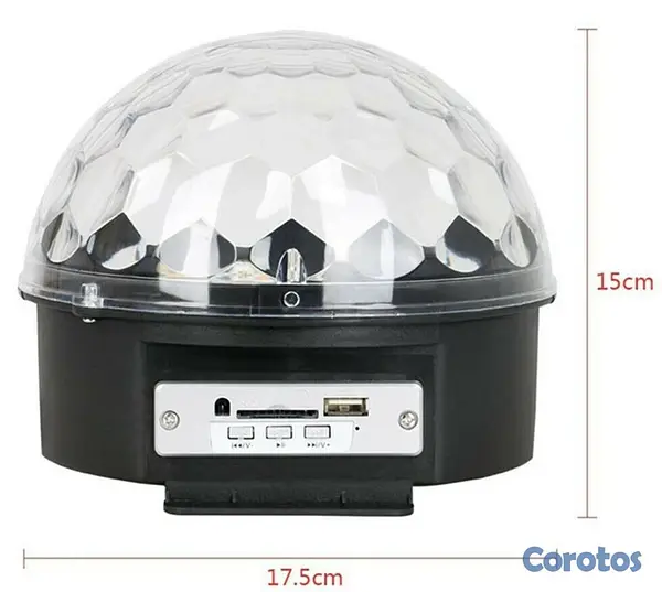 otros electronicos - Lampara led de escenario con bluetooth y memoria usb con musica 2