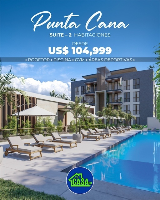 casas vacacionales y villas - ☀️ Apartamentos en Punta Cana
