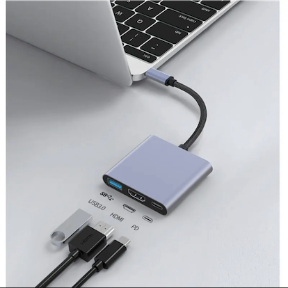 celulares y tabletas -  interfaz tipo-c USB multi-función Hub 3-en-1  3