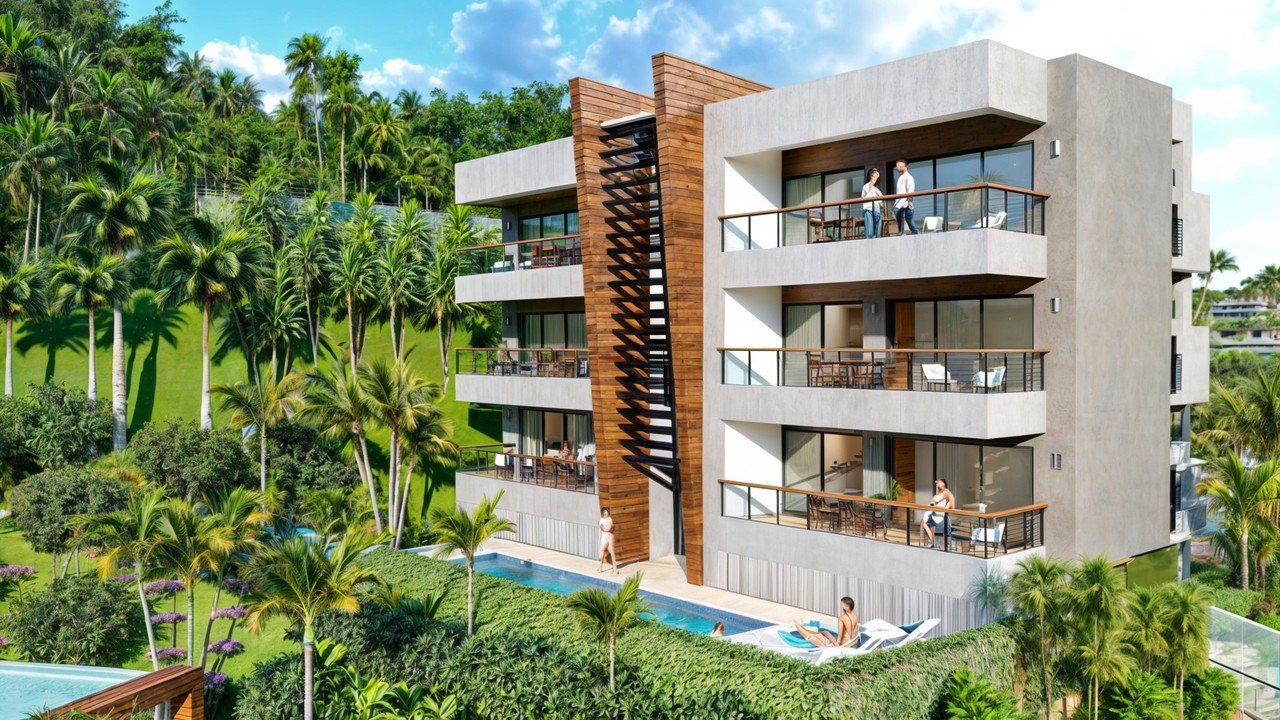 apartamentos - Apartamentos en venta a 2 minutos de la playa Las Terrenas Samaná. 9