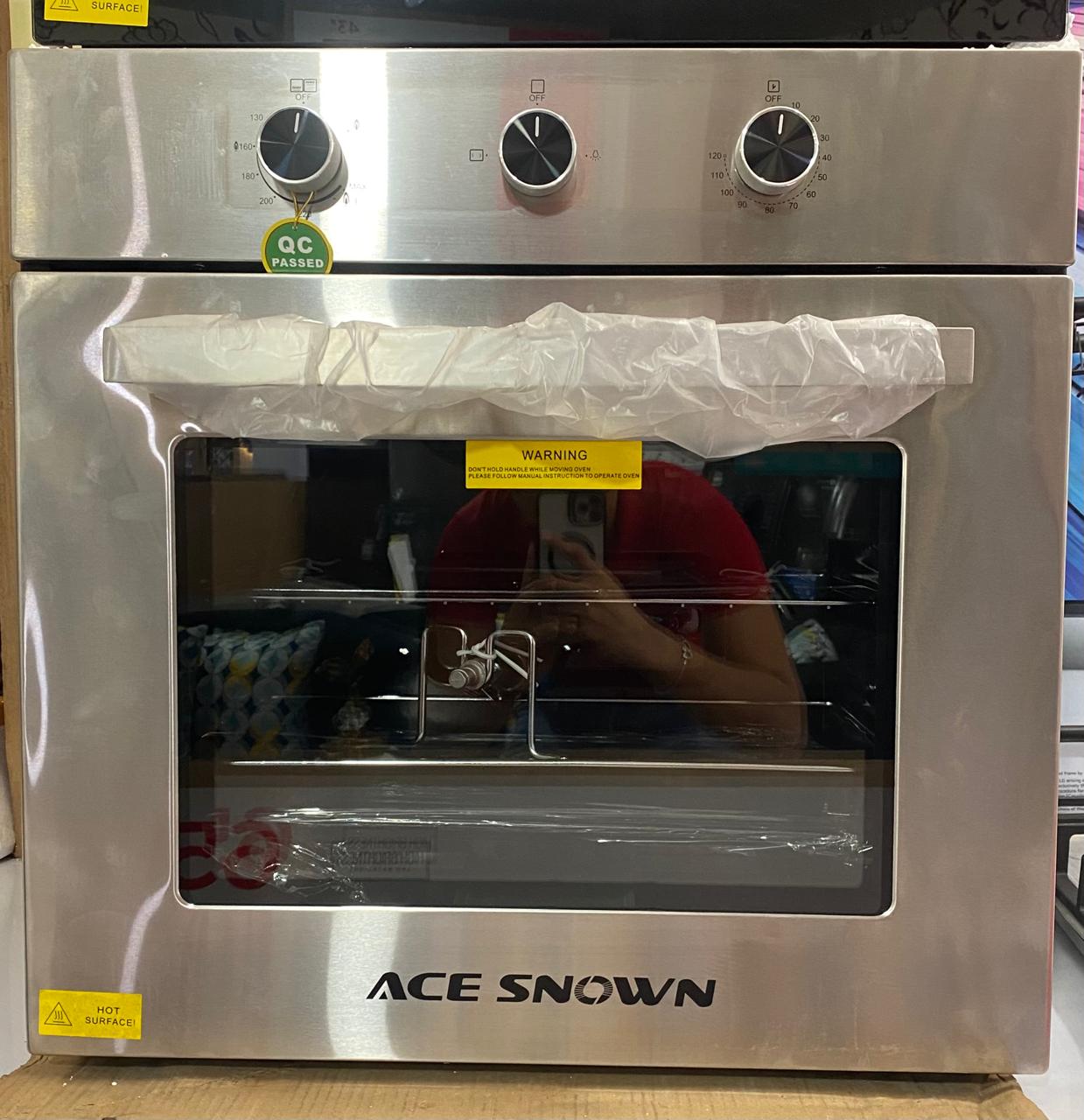 electrodomesticos - Horno empotrable Ace Snown
24 pulgadas 
Niquelado entero
Acero inoxidable 


 0