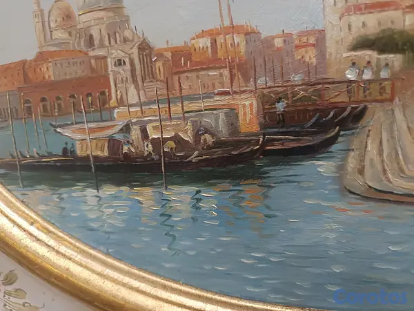 arte y antigüedades - Representa la vieja venezia  17