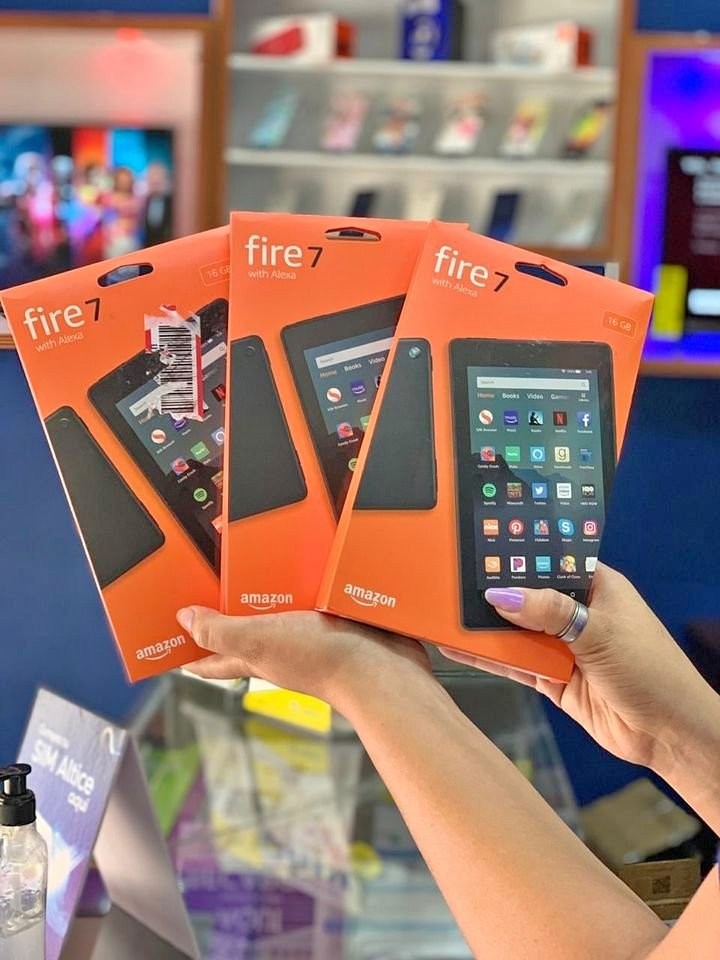 celulares y tabletas - Amazon Fire 7 Tablet 16GB 4G 0