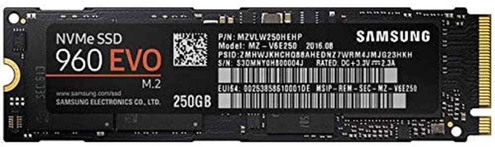 computadoras y laptops - SSD Samsung 960 Evo Series 250 Nueva en su caja sellado disco duro
