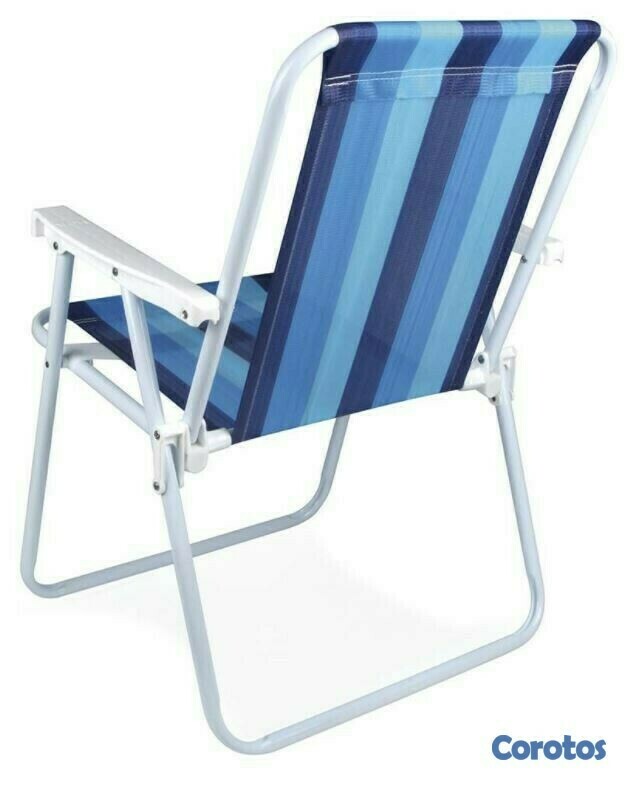 decoración y accesorios - Silla de Playa plegable en Aluminio diferentes modelos de tejido a rayas
 3