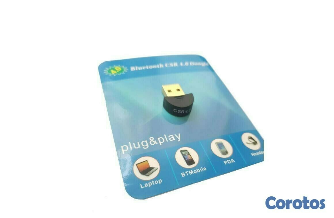 otros electronicos - Adaptador USB Bluetooth 4.0.
 1