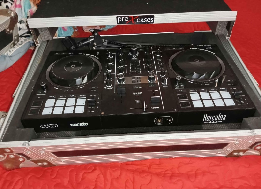 camaras y audio - Plato de DJ Hércules Impulse 500  4