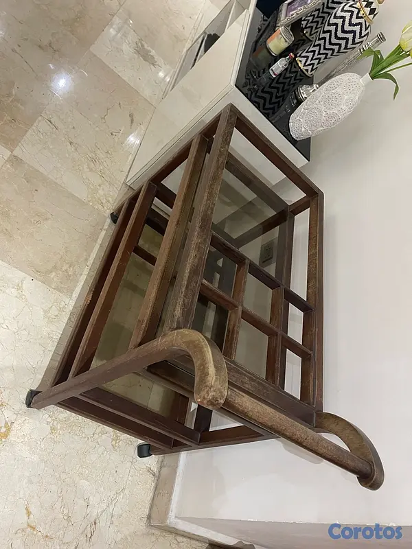 muebles y colchones - Barsito de Madera en Caoba 2