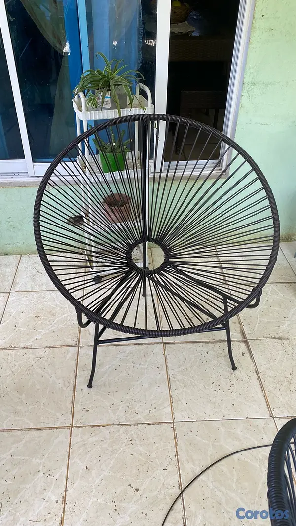 decoración y accesorios - silla Acapulco en mimbre  5