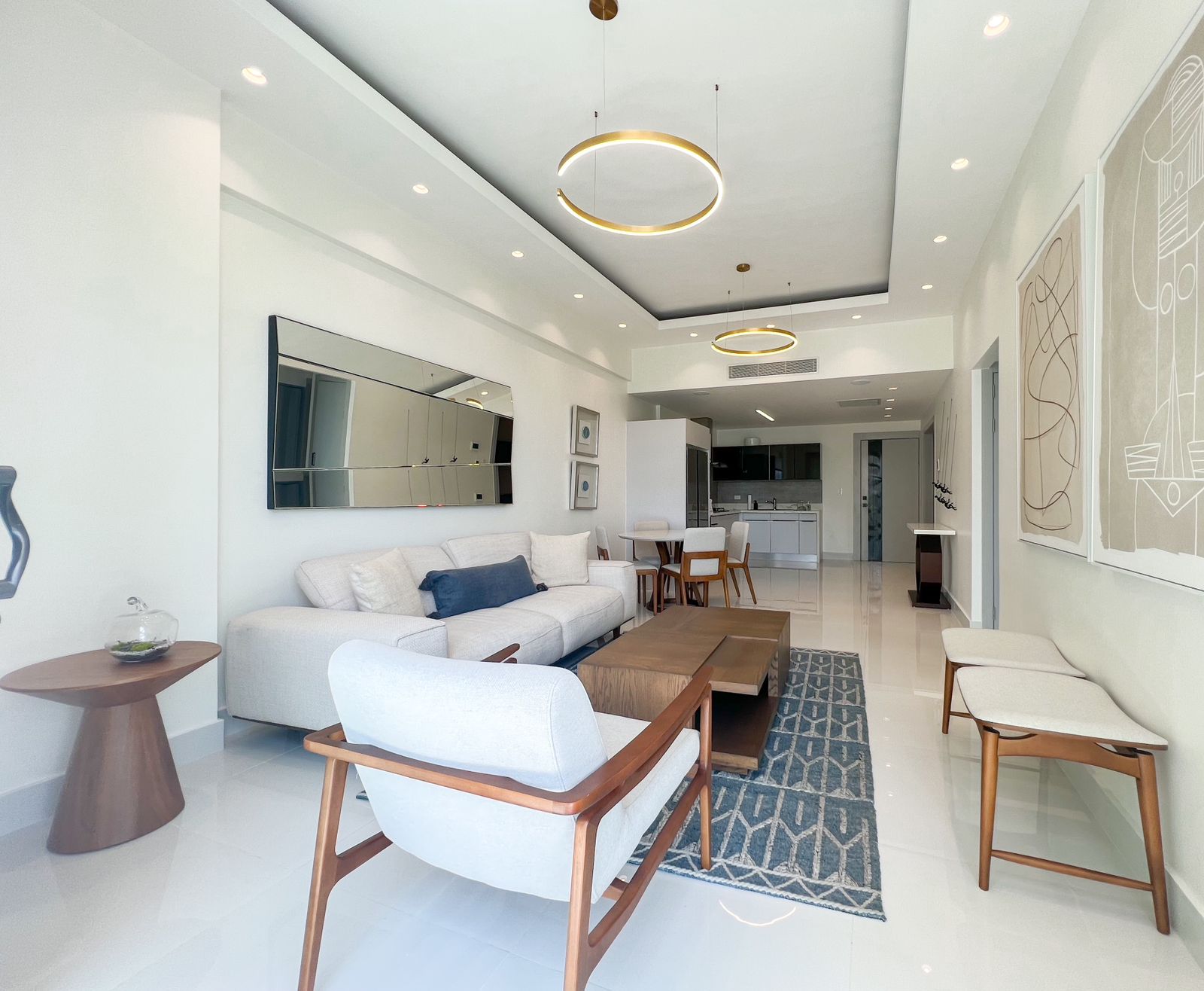 apartamentos - Piantini, Hab + Estudio Espectacular Apto Amueblad 1