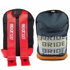 accesorios para vehiculos - Mochila rancing Bride takata TRD sparco