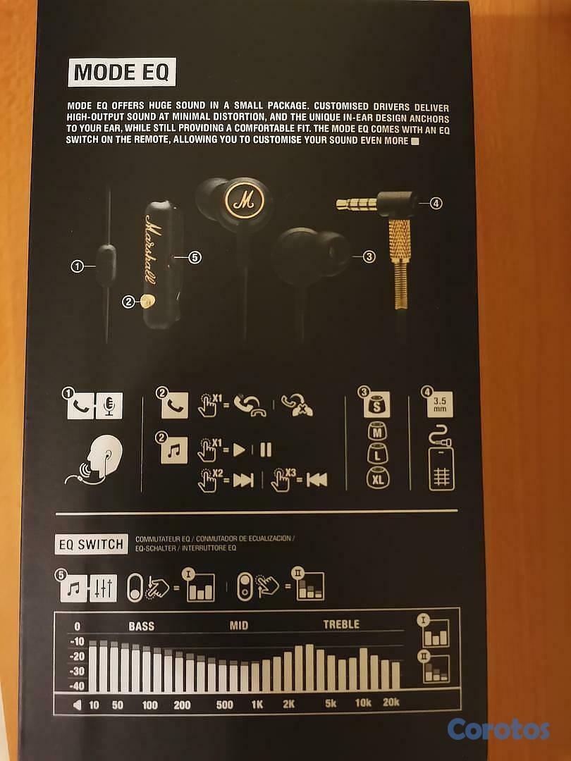 camaras y audio - Marshall Mode EQ Wired in-Ear Headphones 8