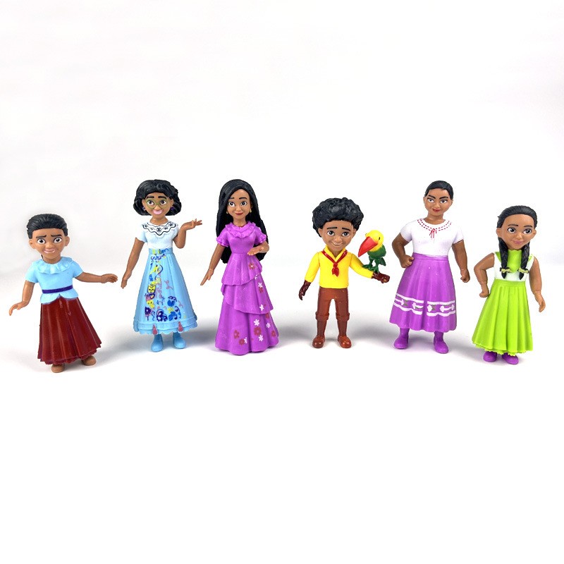 juguetes - Set de figuras de Encanto 6 piezas Mirabel juguete regalo casa madrigal 6