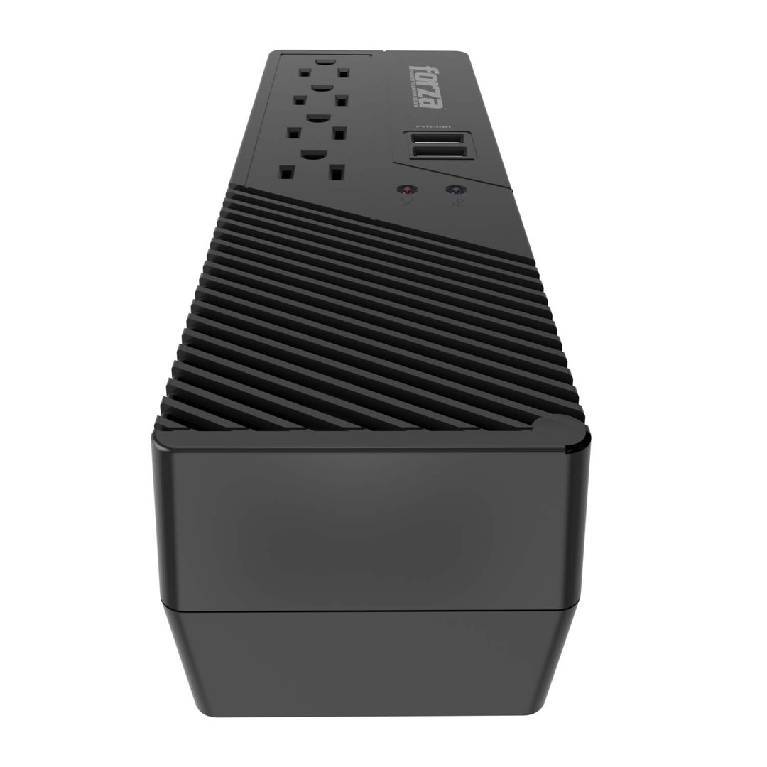 computadoras y laptops - REGULADOR DE VOLTAJE FORZA 1000VA, REGLETA DE 4 SALIDAS, 2 USB - 110V/500W/200J