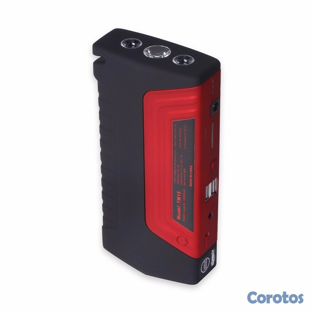 accesorios para electronica - Jumper de baterías para carros con puertos USB 3