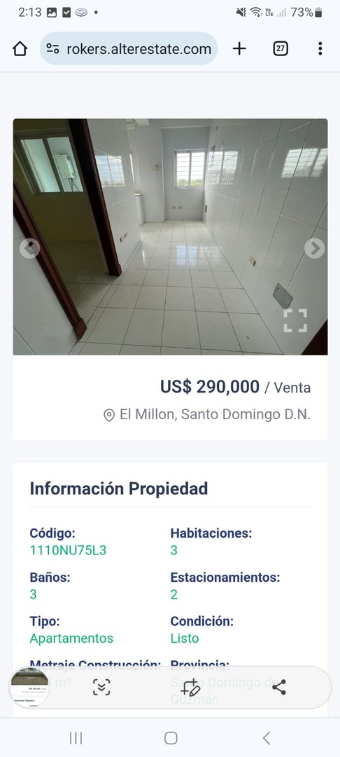 apartamentos - Apartamento espacioso, iluminado y fresco en venta en una de las mejores zonas  8