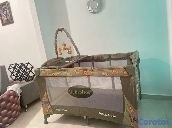 muebles - Corral cuna de 2 pisos O niveles. 3