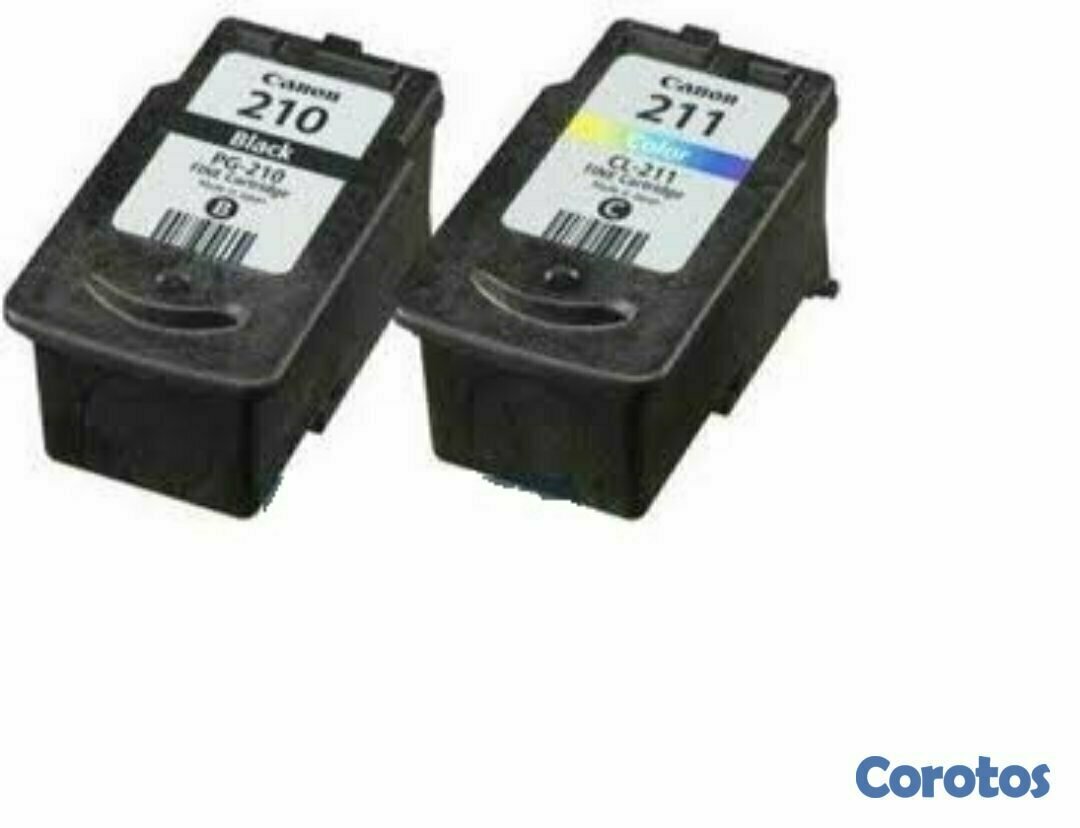 computadoras y laptops - ESPECIAL CARTUCHO CANON PAG-210 CL-211 NEGRO Y COLOR TOTALMENTE ORIGINALES 2