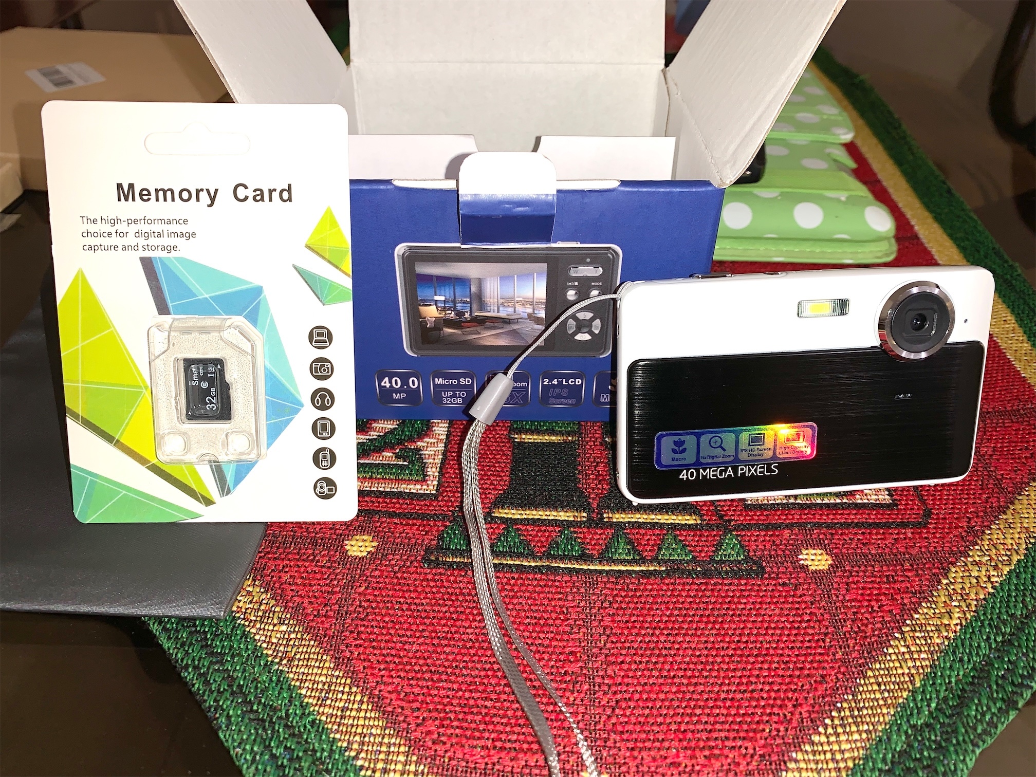 camaras y audio - CAMARA DIGITAL 40MP 1080P 16X RECARGABLE