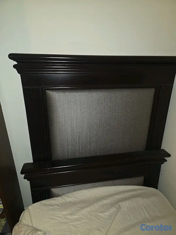 muebles y colchones - Base de cama twin + colchon 2