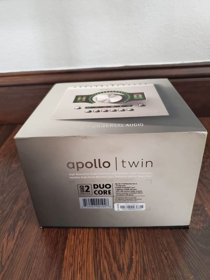 instrumentos musicales - UAD Apollo Twin Duo MK1 (Como Nuevo)
