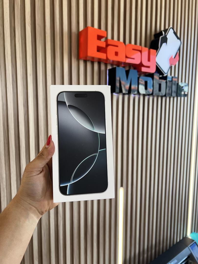 celulares y tabletas - iPHONE 16 PRO MAX ESIM 1TB WHITE TITANIUM SELLADO  1