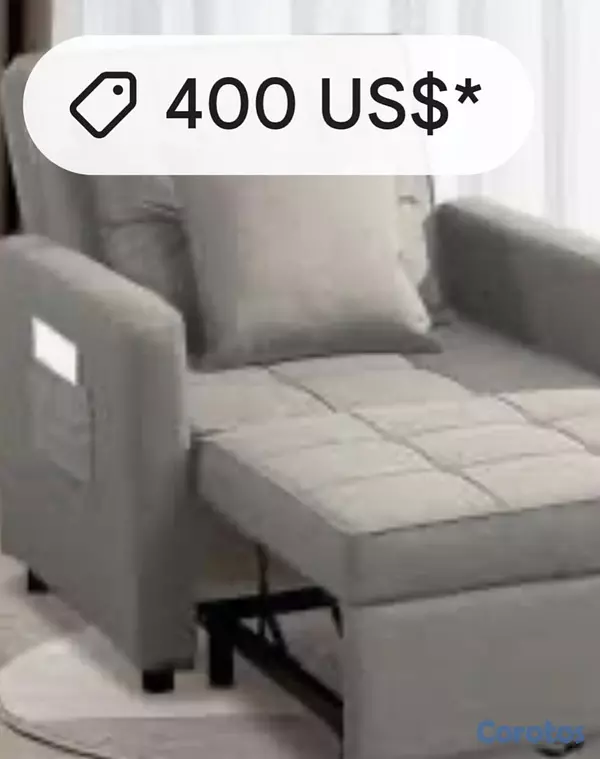 muebles y colchones - Sofá reclinable cama  3