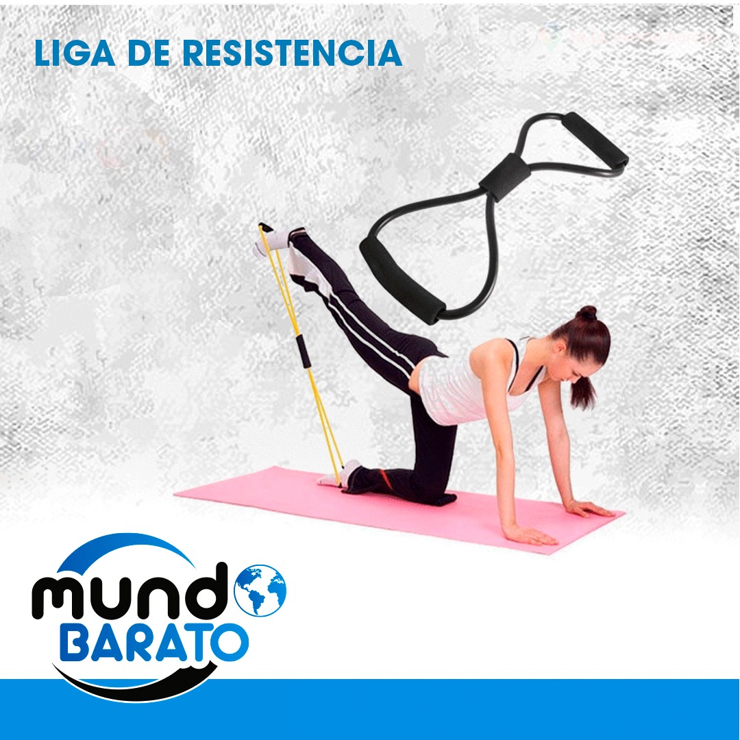 deportes - Liga de Resistencia Forma de Ocho Yoga Pilates Ejercicio Gym Ligas Bandas