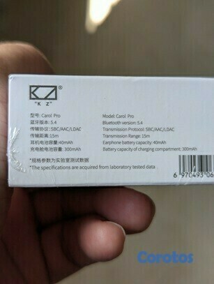 camaras y audio - KZ Carol Pro TWS Earbuds Bluetooth 5.4, LDAC, ANC 10