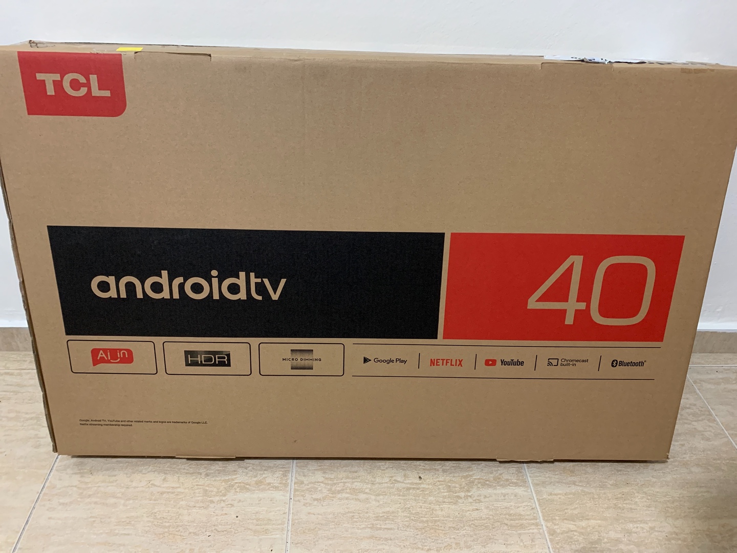 TV smart 40” TCL