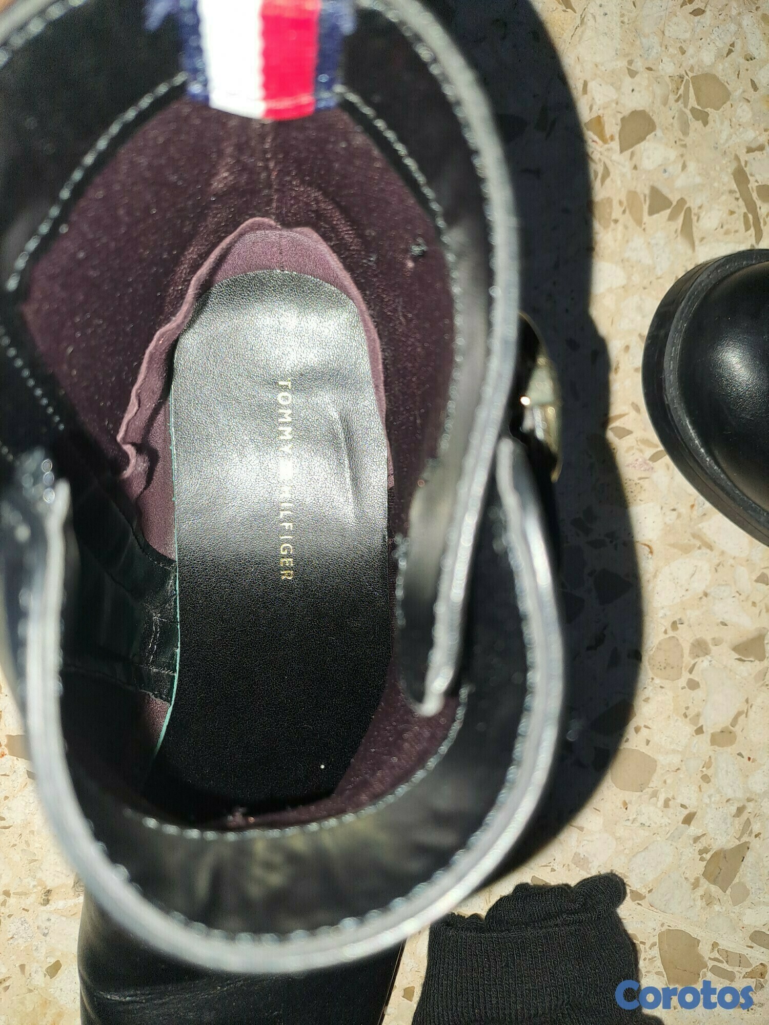 zapatos para mujer - Botas Negra 7  tommy hilfiger de mujer 5