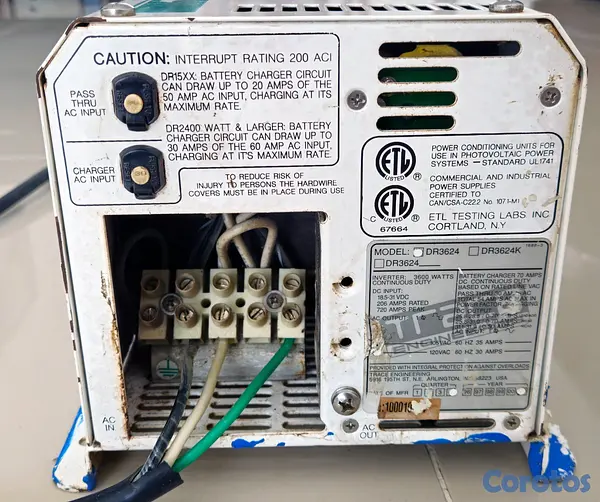 plantas e inversores - Inversor Trace DR3624, 3600 W, 24V 4