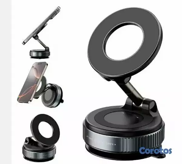 otros electronicos - Soporte magnético para celular-smartphone (auto/ca 2