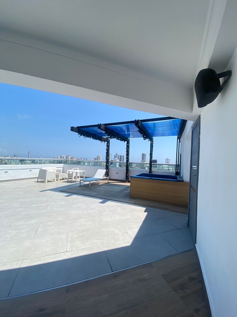 apartamentos - Se alquila apartamento amueblado en Urbanización Renacimiento 1