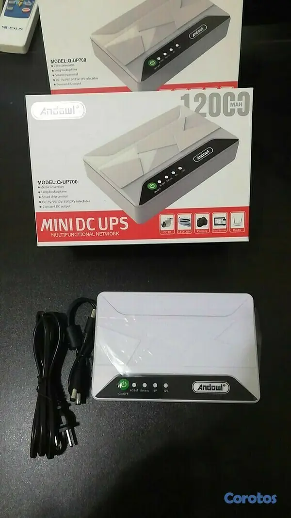 accesorios para electronica - Mini UPS DC: Respaldo fiable para CCTV, routers  2