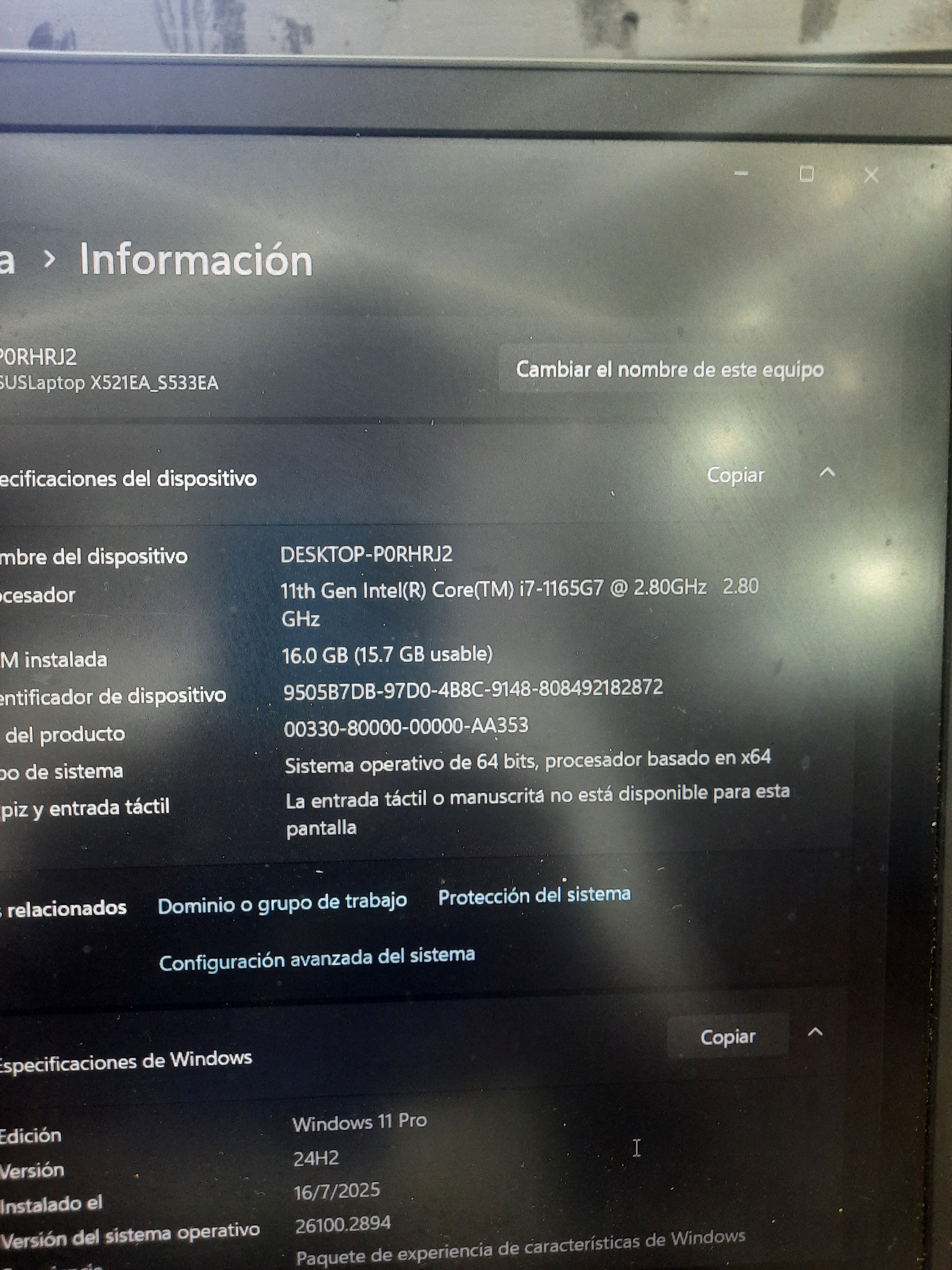 computadoras y laptops - asus vivobook 1tb 16 de ram una planta  3