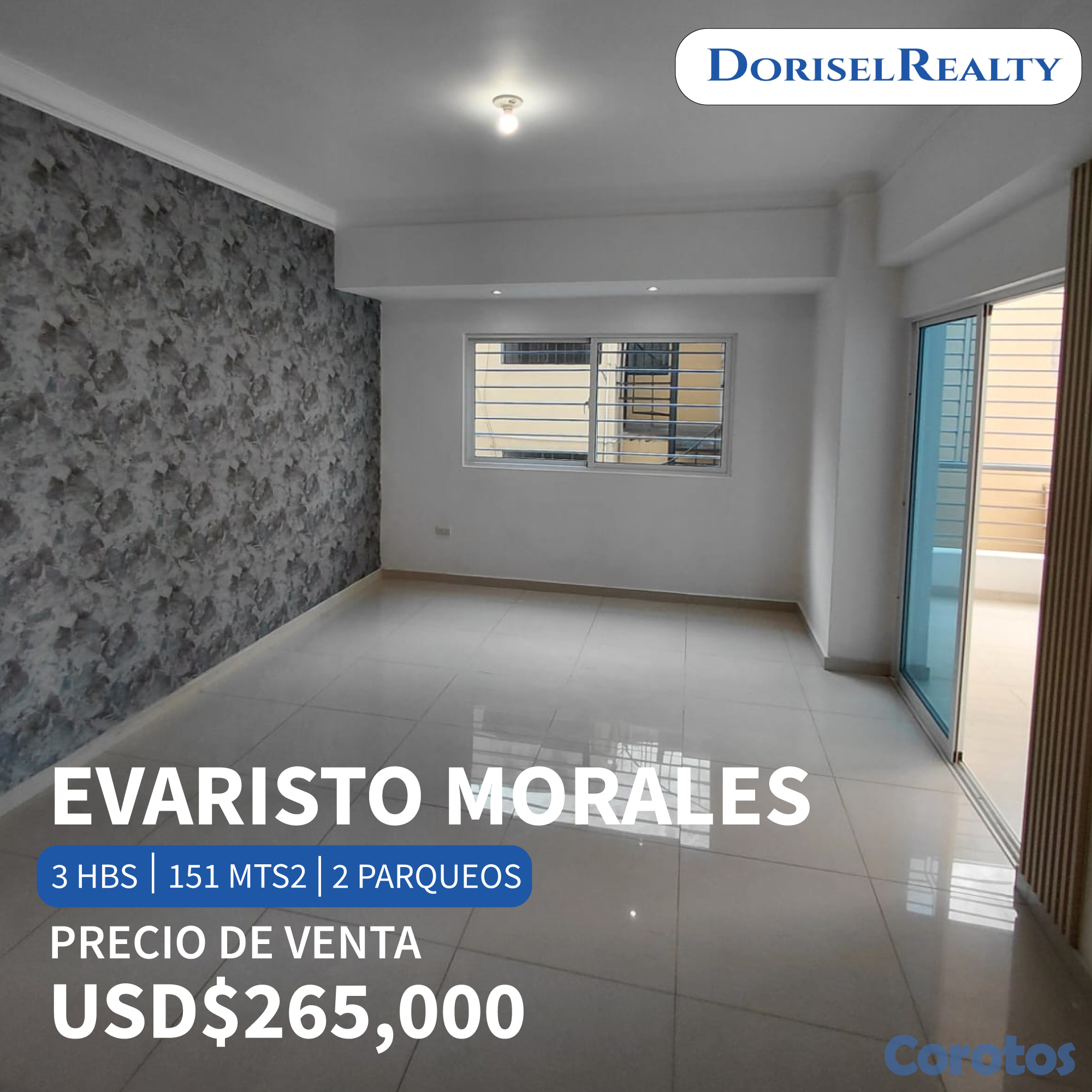 apartamentos - VENTA DE APARTAMENTO EN SECTOR EVARISTO MORALES 1