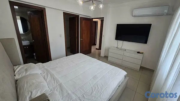 apartamentos - Apartamento en Alquiler Amueblado  en Ensanche PARAÍSO 9